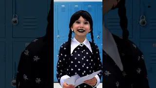 Wednesday Addams and Enid at school story by Alice Smile #shorts #scenery #wednesday