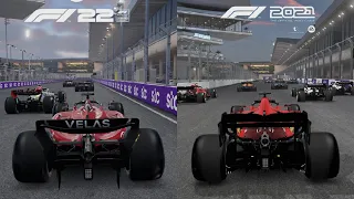 F1 22 Vs F1 2021 Graphics & Sound Comparison [4K PS5]