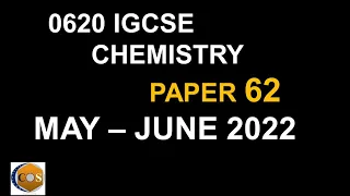 0620 IGCSE Chemistry may june qp 62 2022 paper6 fully solved