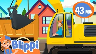 I'm An Excavator - See You Later! | BLIPPI | Educational Songs For Kids