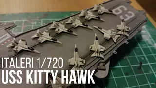 1/720 USS Kitty Hawk CV-63 Italeri Model