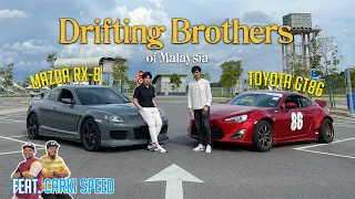 JDM Drift Brothers | Mazda RX-8 & Toyota GT86 (feat. Carki Speed)