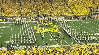 Michigan vs Washington players entrance. September 11, 2021