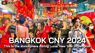 🇹🇭 4K HDR | 🧧 2024 Chinese New Year of Dragon | Bangkok Chinatown - Icon Siam