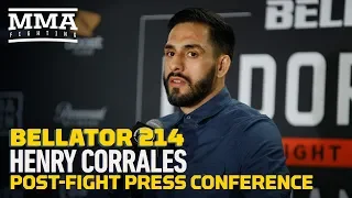 Bellator 214: Henry Corrales Post-Fight Press Conference - MMA Fighting