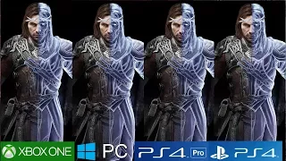 Middle-Earth Shadow of War Mega Graphics Comparison In 4K: PC vs PS4 Pro vs PS4 vs Xbox One