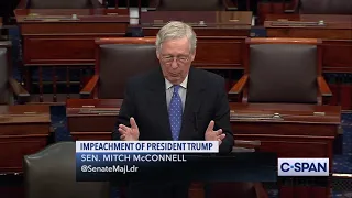 Senate Majority Leader Mitch McConnell on Impeachment