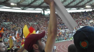 Fischio Finale e Grazie Roma - Roma-Genoa 3-2 - Ultima di Totti - 28/05/2017