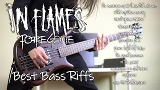 In Flames - Foregone (New Album) Best BASS RIFFS + TABS