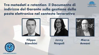 Metadati e retention: il Documento di indirizzo del Garante sulla gestione della posta elettronica