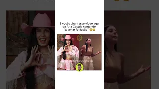 Ana Castela cantando “te amar foi ilusão” de Bruno e Marrone na sua aula de canto #anacastela