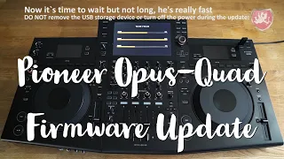 Firmware Update Version 1.10 🎧 Pioneer Opus Quad All in one DJ system