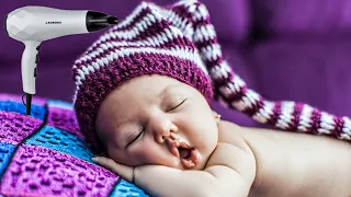 Hair dryer Sleep Trick! Babies Love This - WHITE NOISE 10 HOURS