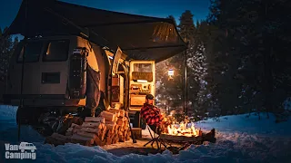 The Magic of Winter Camping   Van Camping   Ep 1