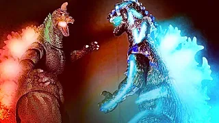 Ghost Godzilla vs Pumpkin Godzilla (Halloween special short stop motion battle)