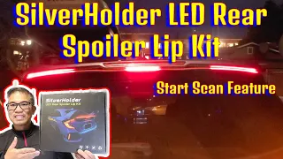 How to install Silver Holder LED Rear Spoiler Lip Kit