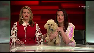 Tonightly with Tom Ballard   FULL EPISODE   August 23 2018   Bridie and Greta host, Sian Smith