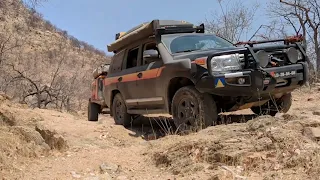 Offroad with a trailer in Africa