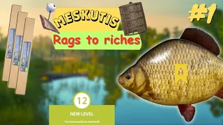 Russian fishing 4 | First feeders! | Rags to riches #1