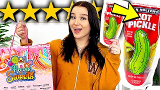 Ich teste VIRALE TikTok Süßigkeiten & Snacks ! 🍭🤤 (Einkauf im CandyShop) - Celina