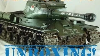 Build Series - Unboxing TAMIYA JS-2 1/16 RC Tank