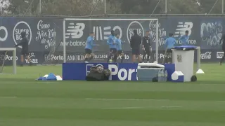 FC Porto Players Train Ahead Of AC Milan In Champions League