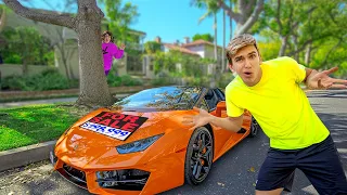 Mystery Lamborghini Shows Up At My House!! (Who Owns this Supercar?)