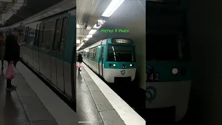 Metro 8 Paris #paris #france #viralvideo