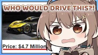 Mumei's RANT on expensive supercars