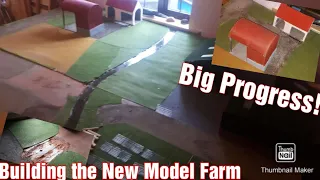 Building The New Model Farm Diorama Ep 2 - Detailing The Sheep Yard + Progress On the Dairy Farm!