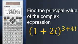 COMPLEX NUMBER RAISED TO ANOTHER COMPLEX NUMBER | DE LA CRUZ TUROTIALS