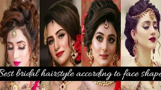 Best bridal hairstyle according to face shape/bridal hairstyles which suits on you/bridal hairstyles