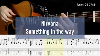 " Something In The Way - Nirvana " [ Fingerstyle guitar ] [ Video +  Free Tabs ]