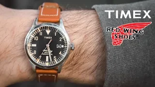 Timex Waterbury x Red Wing Strap 38mm Watch Review