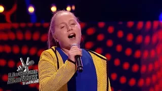 Milėja Stankevičiūtė - Baltas rytas | Blind Auditions | The Voice Kids Lithuania S01