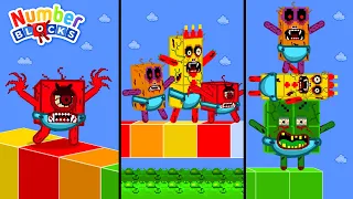 Pattern Palace - What If Numberblocks Are Zombie | Game Animation
