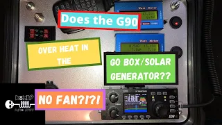 Ham Radio Go Box. How hot does the G90 get??