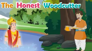 The Honest Woodcutter | English Moral Stories For Kids