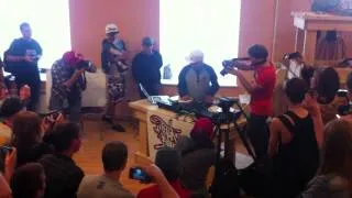 DJ Qbert Freestyle Scratch at Workshop (V1 Festival Saint-Petersburg, Russia)