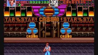 Return of Double Dragon SNES Super Famicom Hard Mode Playthrough - Mission 1 - Las Vegas HD