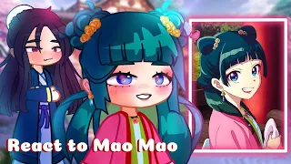 React to Mao Mao The Apothecary Diaries All parts | Kusuriya No Hitorigoto | Gacha Club