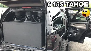 6 15S IN THIS TAHOE TEARING UP PANELS AND WINDOWS!