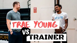 Trae Young EPIC 1 on 1 Battle with his Trainer!!