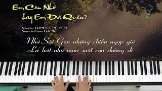 Em Còn Nhớ Hay Em Đã Quên (Trịnh Công Sơn) | Piano cover | Linh Nhi