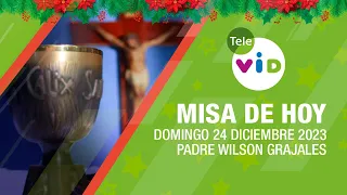 Misa de hoy 🎄⛪ Domingo 24 Diciembre de 2023, Padre Wilson Grajales #TeleVID #MisaDeHoy #Misa