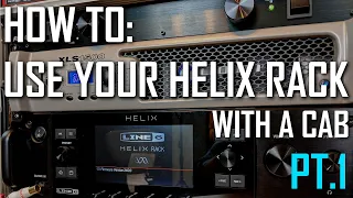 HOW TO USE YOUR MODELER WITH A GUITAR CAB PT. 1 | ASSEMBLING THE RACK | POWER AMP WITH HELIX | SJSS