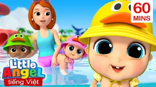 Bài Hát 5 Chú Vịt Con Đi Bơi | Hoạt Hình Thiếu Nhi | Little Angel Tiếng Việt