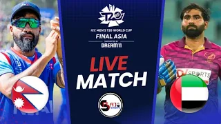 Nepal vs UAE T20 Semifinal Live | Match Preview | ICC Men's T20 World Cup Asia Qualifiers 2023
