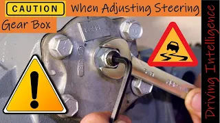 Watch First! How To Properly Adjust Steering Gear Box: Ford, Dodge, Chevrolet, GMC Car Or Truck