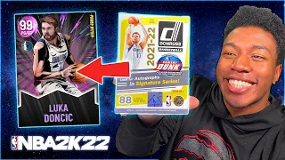 USING TRADING CARDS TO DRAFT MY TEAM......NBA 2k22